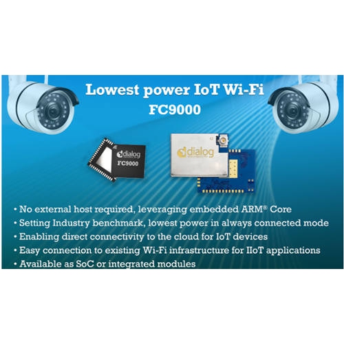 نیمه هادی دیالوگ جدیدترین تراشه وای فای کم مصرف خود را برای تسریع استقرار اینترنت اشیا راه اندازی کرد.